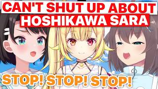 Matsuri Can't Shut Up About Hoshikawa Sara (Subaru, Matsuri / Hololive) [Eng Subs]