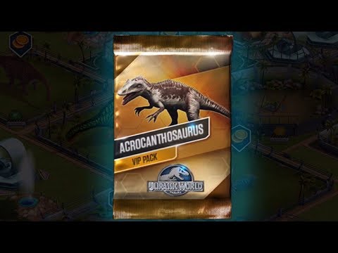 ACROCANTHOSAURUS VIP Pack - Jurassic World The Game