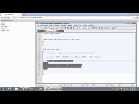 001 Introdução à linguagem JavaScript