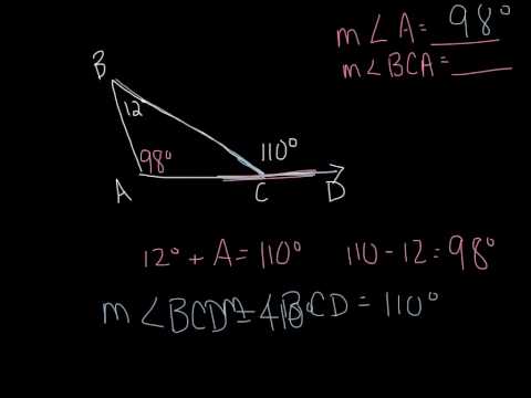 Exterior Angle Theorem for Triangles