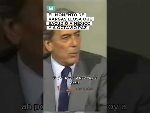 Fuerte discurso de Vargas Llosa cuando postuló a la presidencia: \