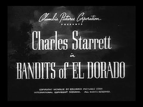The Durango Kid - Bandits Of El Dorado - Charles Starrett, Clayton Moore, Smiley Burnette