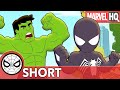 Venom Spidey Vs Hulk Marvel Super Hero Adventures Cloudy With A Chance Of Smiles SHORT