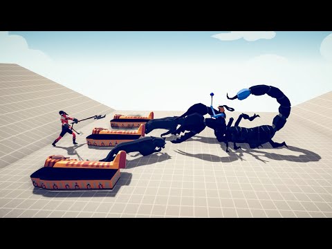 Mummy + The Reaver vs Every Unit - Totally Accurate Battle Simulator TABS