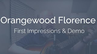 Video thumbnail for Orangewood Florence - First Reaction by MTJ Guitars