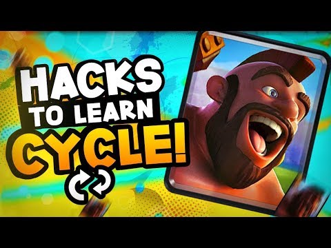 How to HACK your CYCLE SKILLS in Clash Royale! (2 Mini Games)
