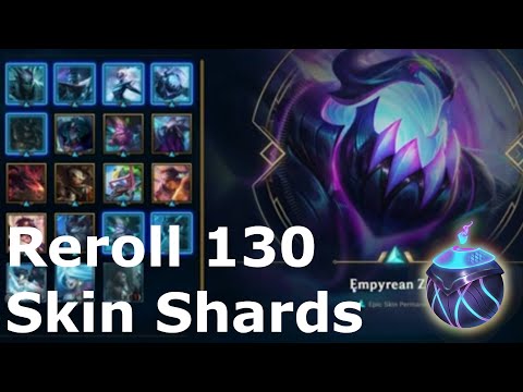 Did I just got all Empyrean ? | Reroll 130 Skin Shards | Empyrean Orbs | LoL