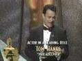 Tom Hanks winning an Oscar® for "Philadelphia ...