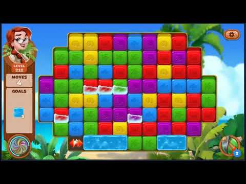 Lost Island Blast Adventure Level 212 - NO BOOSTERS 🏝️ | SKILLGAMING ✔️