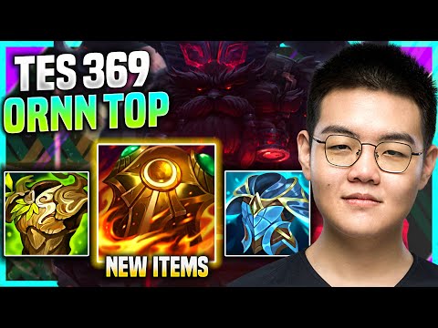 369 PICKS ORNN WITH NEW ITEM SUNFIRE AEGIS! - TES 369 Plays Ornn Top vs Kayle! | Preseason 11