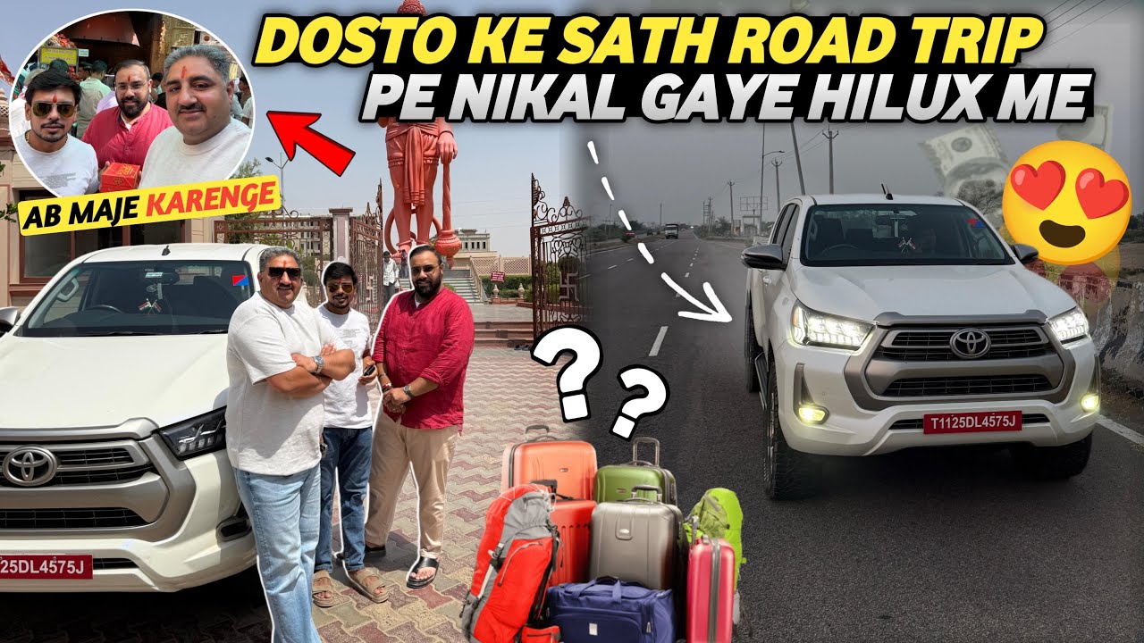 HILUX Le K Nikal Gaye Dosto K Saath Road Trip Pe | Yaha Hilux Kaisa Perform Karegi #roadtrip #hilux