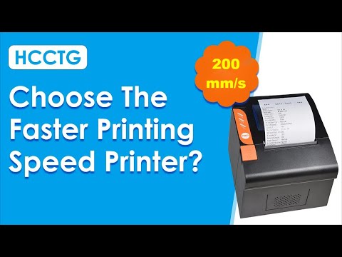 Have you ever seen the printer with a higher print speed? | HCC-POS894