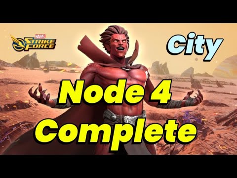 Dark Dimension 7: Node 4 COMPLETE! CITY is a JOKE! SO EASY! CITY DD7 Mephisto | MARVEL Strike Force