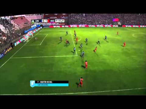 Gol de Albertengo. Unión 0 - Independiente 1. Fecha 5. Primera División 2015. FPT.