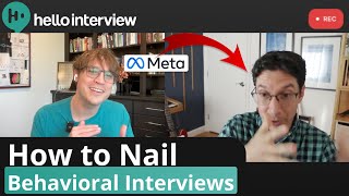 Behavioral Interview Discussion with Ex-Meta Hiring Committee Member thumbnail