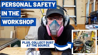 How I Keep Myself Safe in My Woodworking Shop // Inexpensive
