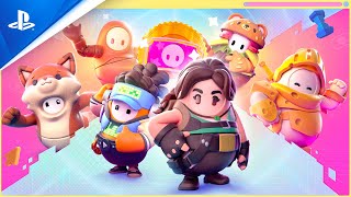 Fall Guys - Trailer du Fame Pass 2 - Saison 4 - Avec Lara Croft | PS5, PS4