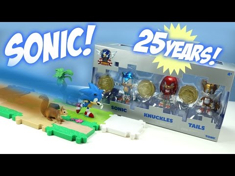 Sonic the Hedgehog 25th Anniversary Toys from TOMY and a Race!