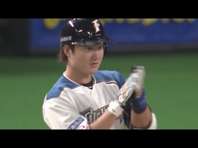 【6回裏】均衡を破る!!  ファイターズ・渡邉の先制タイムリーヒット!! 2020/8/1 F-B