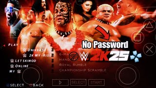 WWE 2K25 AMAZING MOD FOR PPSSPP ANDROID