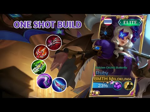 Ruby Full Damage? One Shot Build | Top Global Ruby Mobile Legends