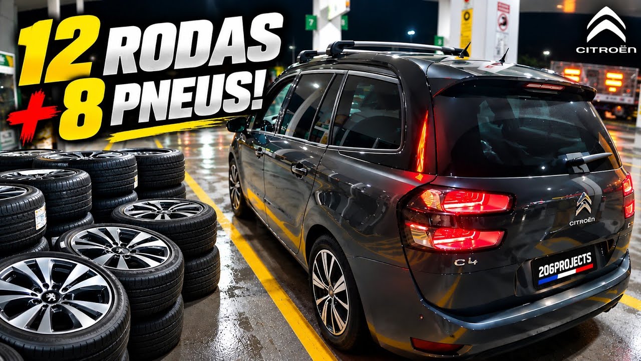 ENCHI A PICASSÔ DE RODAS E PNEUS E VOLTEI PRA JF! 😂