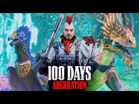 I Spent 100 Days In Ark Survival Ascended - Aberration