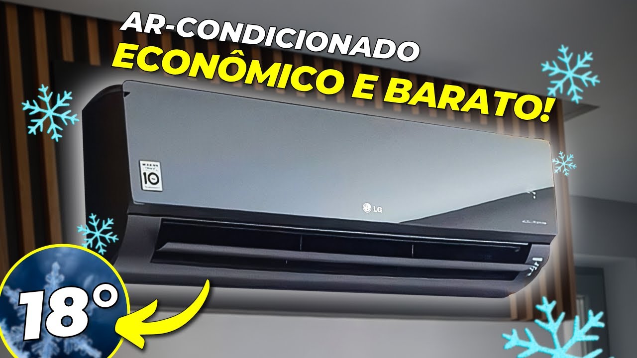TOP 7 MELHORES AR- CONDICIONADO BARATO e ECONÔMICO em 2025! (SPLIT e PORTÁTIL)