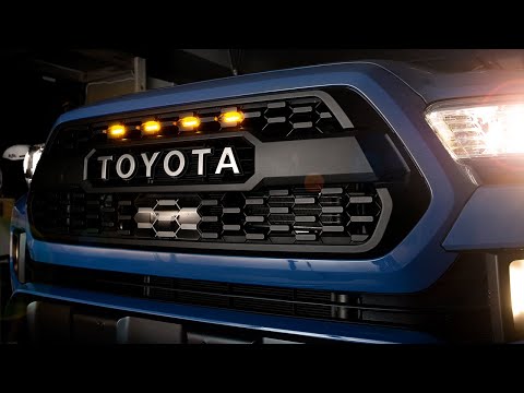 How To Install & Wire TRD Pro Grille LED Lights (Raptor) - 2016+ Toyota Tacoma 3rd Gen w/ Add-a-fuse