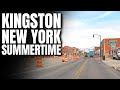 Driving Kingston NY in Summertime | Broadway & Kingston Waterfront