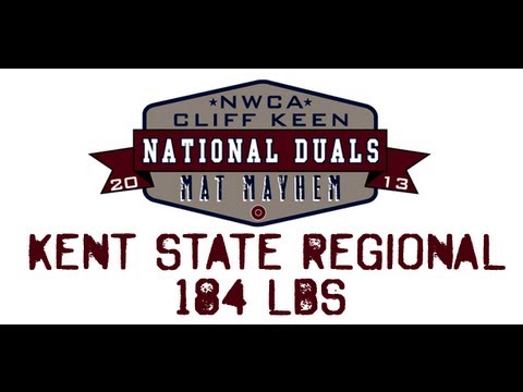 184 lbs.- 2013 NWCA Cliff Keen National Duals Regional Final - Oklahoma St vs N. Iowa