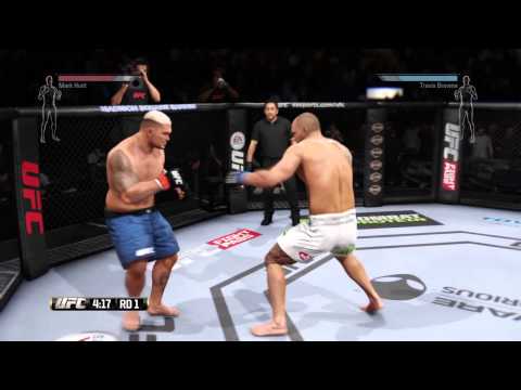 EA SPORTS UFC ONLINE TRAVIS BROWNE VS MARK HUNT