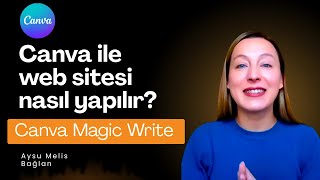 Canva ile Web Sitesi nasıl yapılır? | Canca Magic Write | Aysu Melis ile #Canva