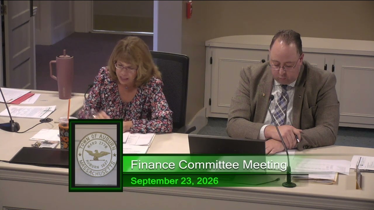 From the Finance Committee