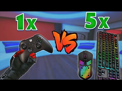 1 Controller Vs 5 Mouse N Keyboards On Console - RAINBOW SIX SIEGE