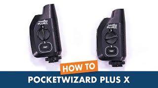 How To Pair the PocketWizard Plus X