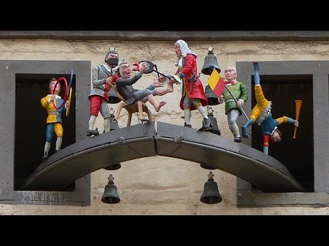 Glockenspiel Rathaus em Hann.Muenden