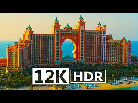 DUBAI 12K Video Ultra HD With Soft Piano Music - 60 FPS - 8K Nature Film