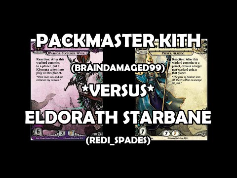 Packmaster Kith versus Eldorath Starbane - Warhammer 40,000: Conquest