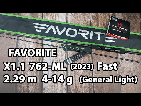Спінінг Favorite X1.1 762-ML 2.29m 4-14g Fast (General Light)