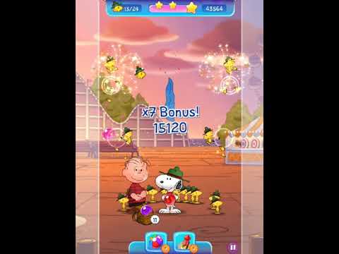 Snoopy Pop Level 206 - No Boosters (by match3news.com)