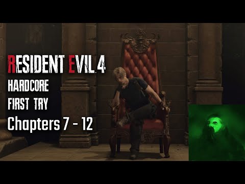 Aris Plays Resident Evil 4 Remake: First Try Hardcore - The Castle (Chapters 7-12)
