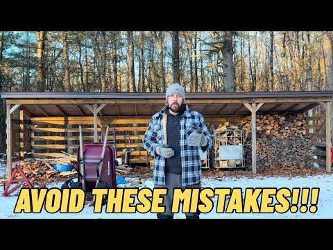 THINGS to CONSIDER when DESIGNING a WOODSHED!!! 