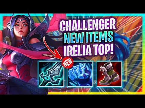 CHALLENGER TRIES IRELIA TOP WITH NEW ITEMS! | Challenger Plays Irelia Top vs Camille! |