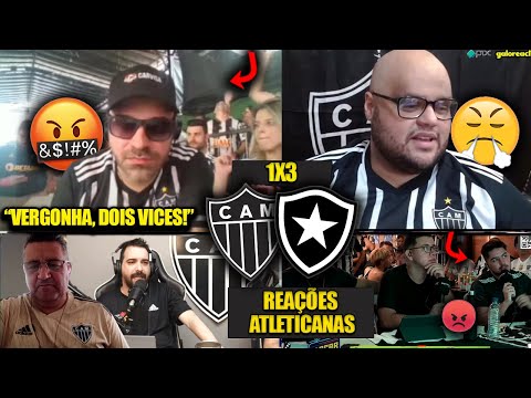 REAÇÕES dos ATLETICANOS FURIOSOS com o VICE - ATLÉTICO-MG 1X3 BOTAFOGO [REACT FINAL LIBERTADORES]