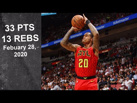 John Collins 33 PTS 13 REBS | Hawks vs Nets | Full Highlights 2/28/2020