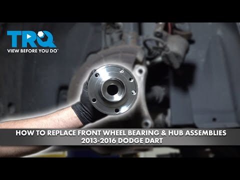 How to Replace Front Wheel Bearing & Hub Assemblies 2013-2016 Dodge Dart