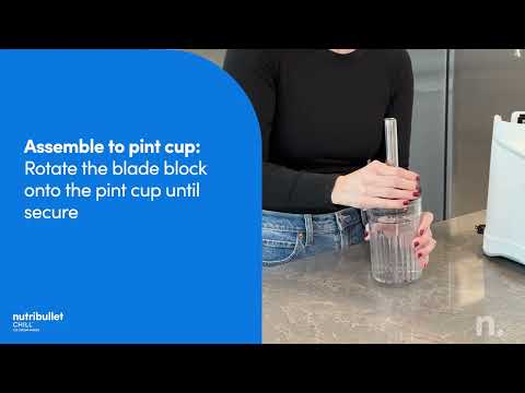 nutribullet Chill | How to assemble your ice cream maker