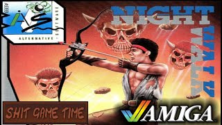 SHIT GAME TIME: NIGHT WALK (AMIGA - Contains Swearing!)
