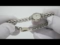 Відео огляд Жіночий срібний годинник 0563